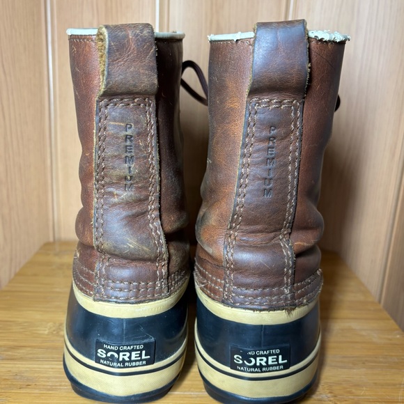 Sorel 1964 Womens Duck Brown Leather Waterproof Winter Snow Boots Sz 8 - Picture 11 of 11